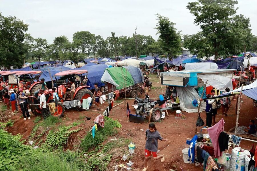 Click to enlarge cambodia thailand border clash war