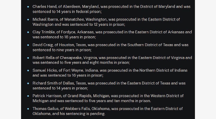 Click to enlarge operation greyskull fbi child trafficking web sites arrests