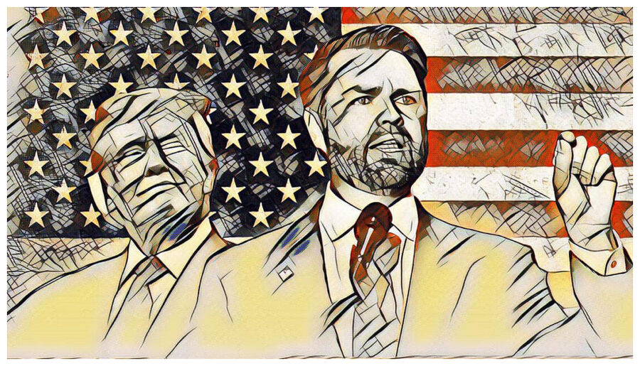 Click to enlarge Trump and Vance