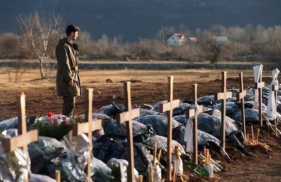 Serbian cementery in Serbian Krajina