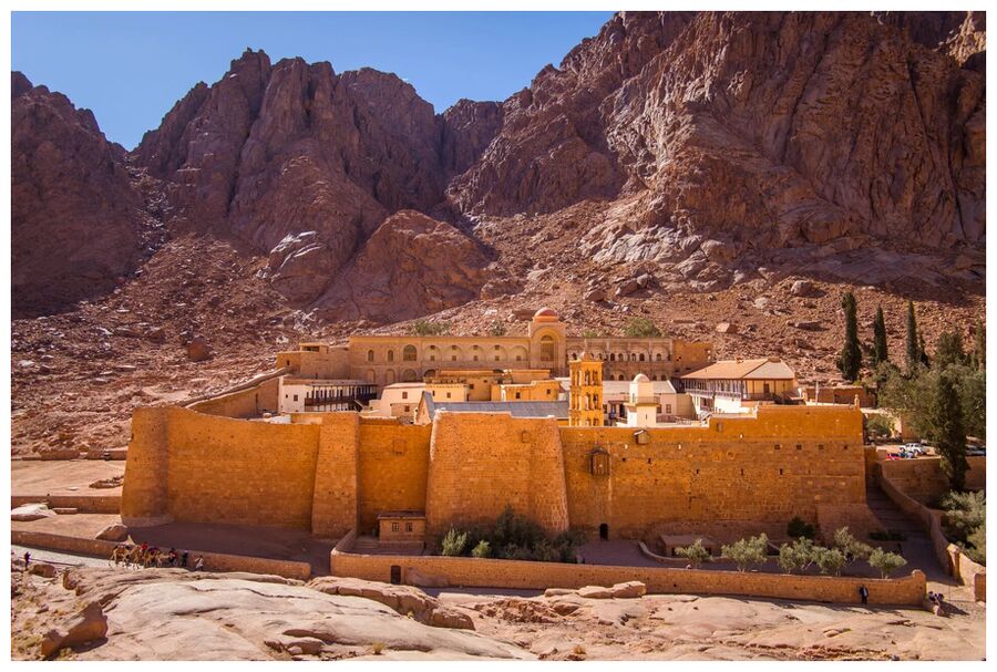 Click to enlarge St Catherineโs Monastery in the Sinai Peninsula i