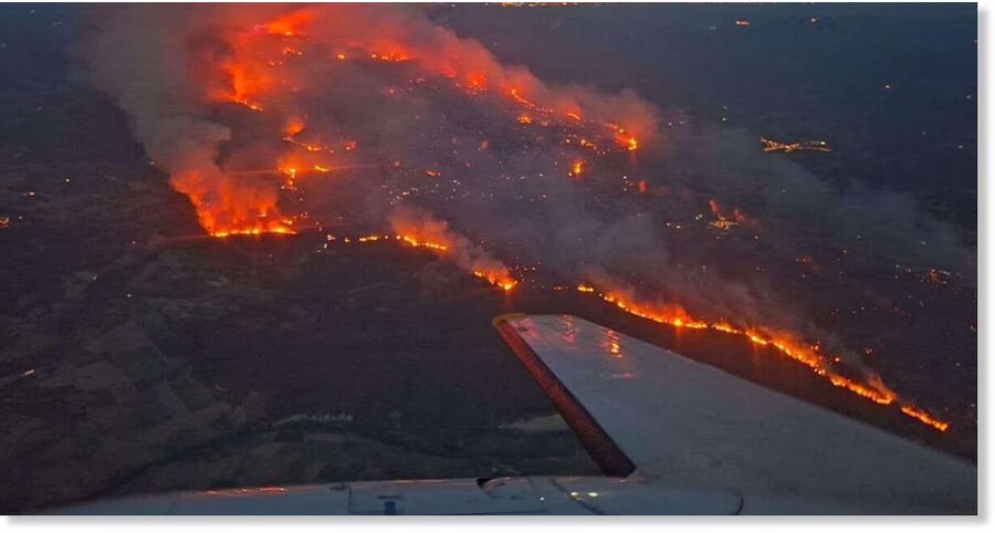 France battles largest wildfire in decades