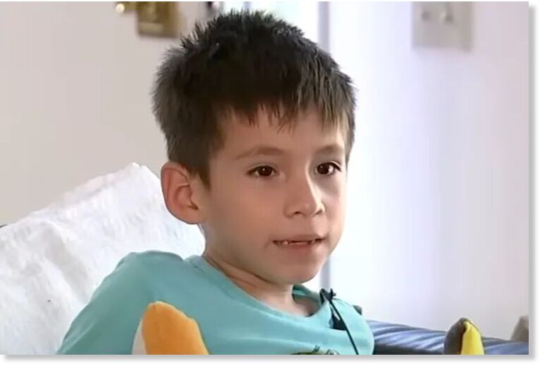 Enoch Palomar, 6, was attacked by a coyote at Del Amo Park in California on Monday, Aug. 4