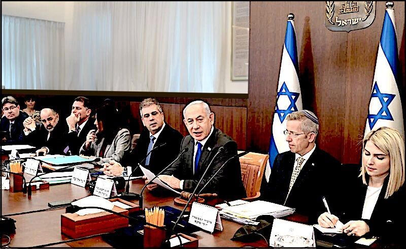 Click to enlarge Israeli meeting