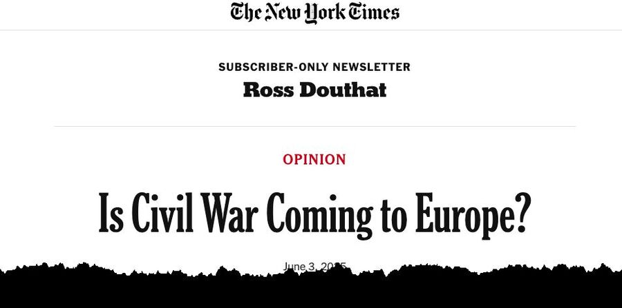 Click to enlarge nyt civil war europe islamaphobia cultural invasion