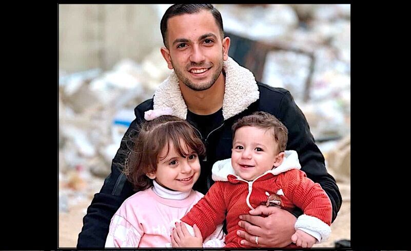man and kids
