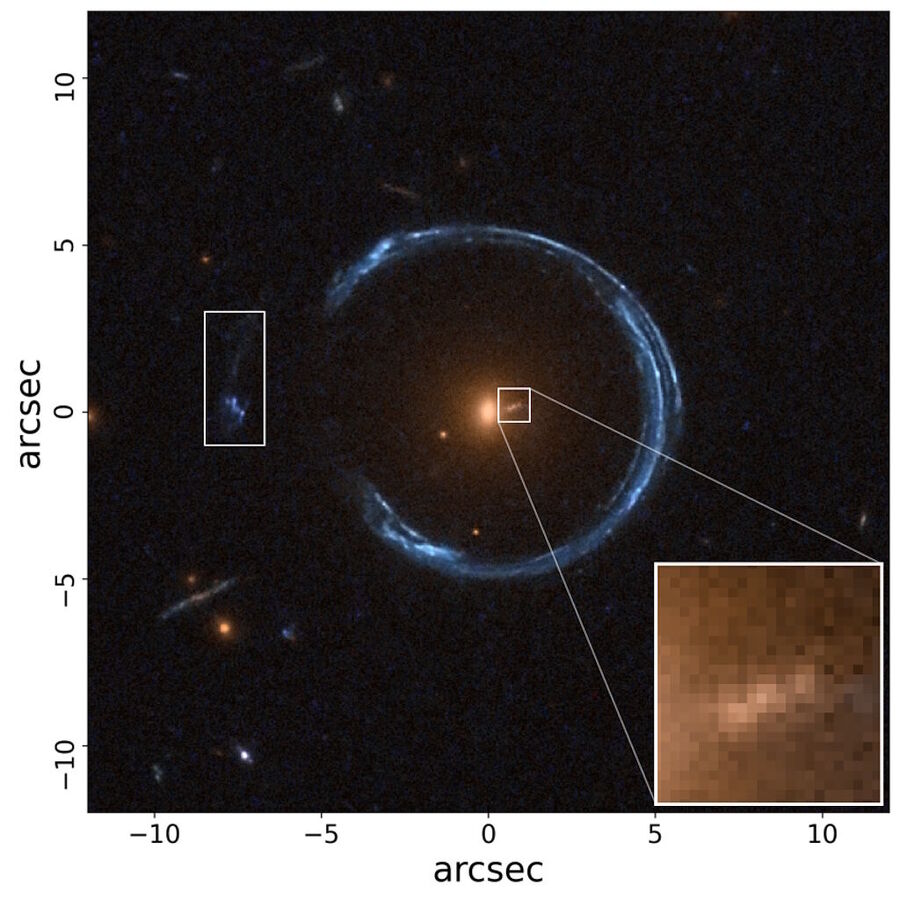 Click to enlarge cosmic horseshoe black hole
