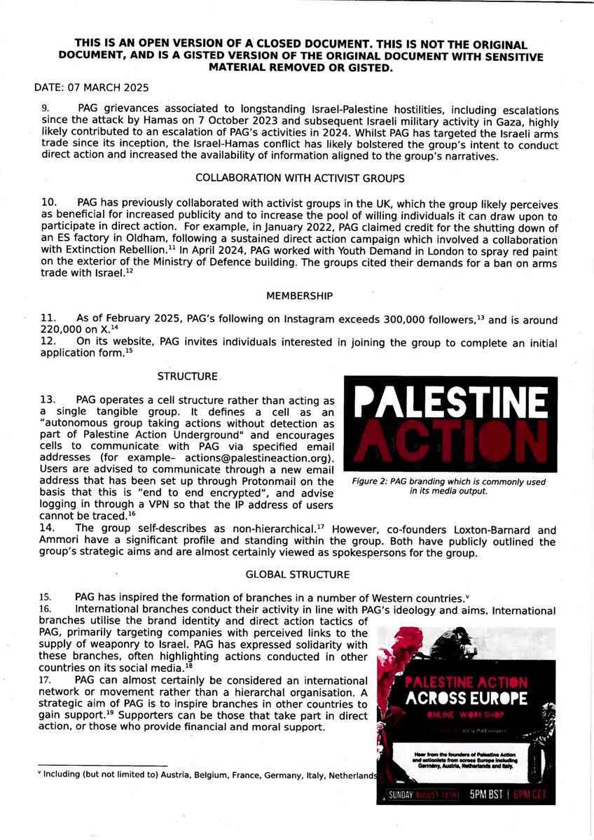 Click to enlarge yvette cooper lies palestinian action britain