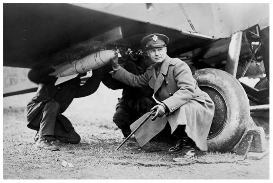 Click to enlarge Gen. Billy Mitchell, air power visionary.