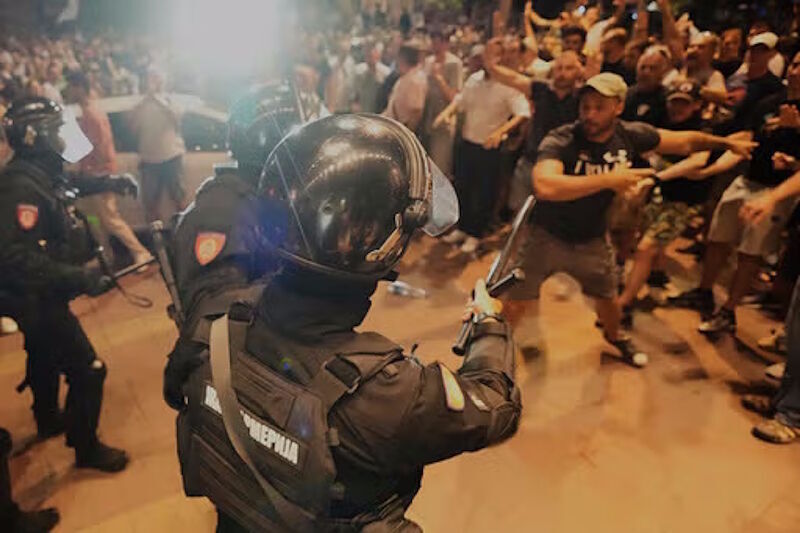 riots serbia color revolution