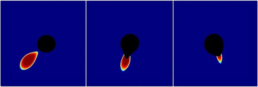 simulation neutron star stretch black hole