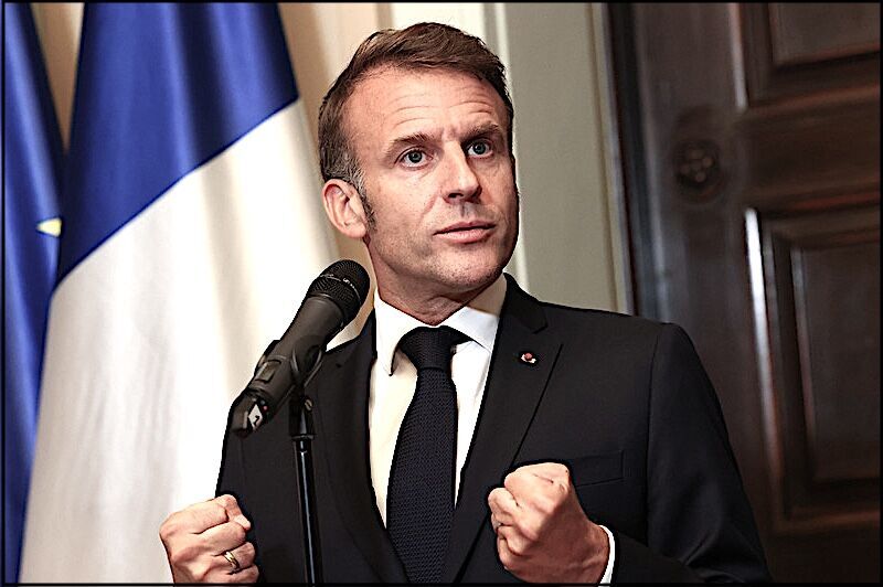 Macron fists