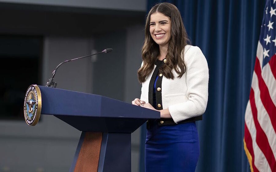 Pentagon press secretary Kingsley Wilson