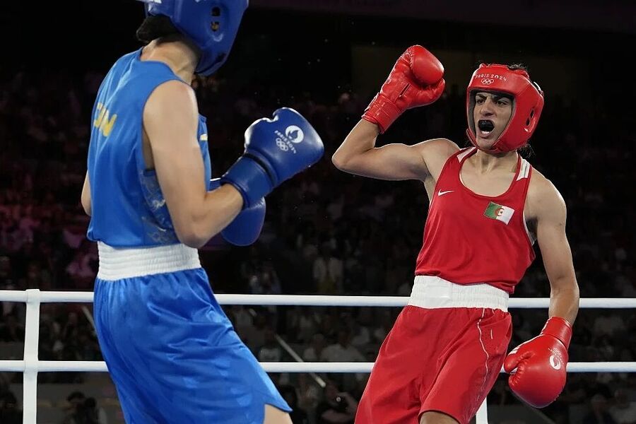 Click to enlarge Imane Khelif olympics boxing women cheat