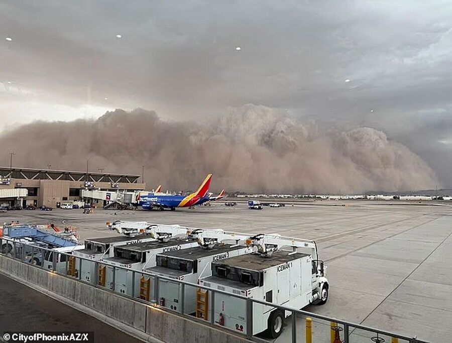 dust storm haboob phoenix airport