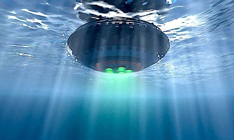Click to enlarge Underwater ufo