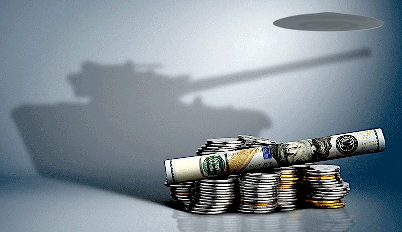 Click to enlarge tank/UFO/Money