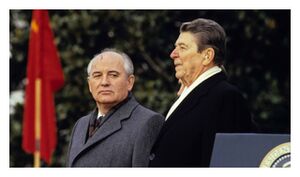 Click to enlarge Gorbachev and Reagan