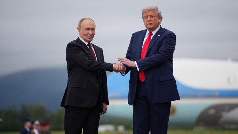 Click to enlarge President Putin and President Trump