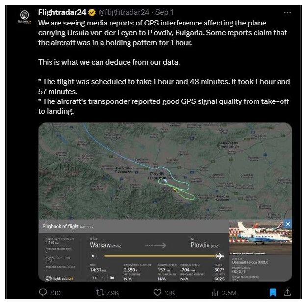 Click to enlarge Flightradar detail