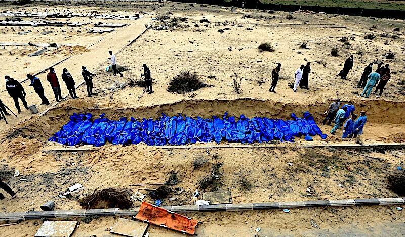Click to enlarge Palestine mass grave