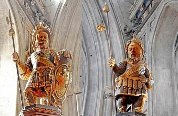 Click to enlarge Magog (left) and Gog (right)
