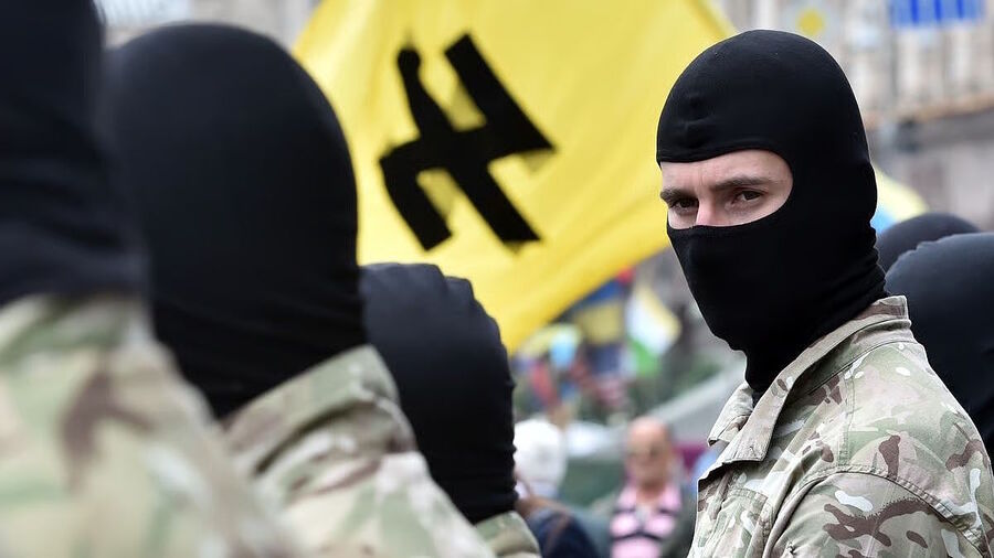 Click to enlarge ukraine neonaze right sector swaboda azov wolfsangl