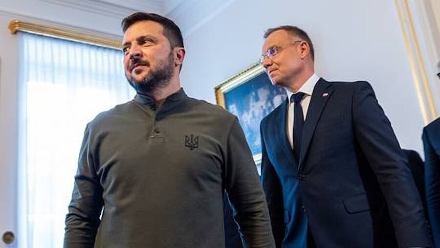 Click to enlarge Andrzej Duda Vladimir Zelensky poland Ukraine