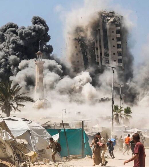 gaza tower israel genocide