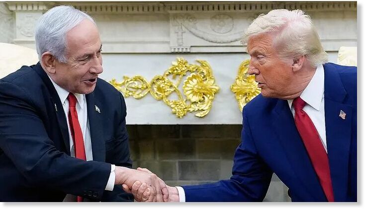 Click to enlarge trump netanyahu
