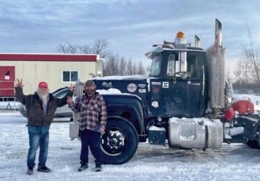 Click to enlarge Truckers Jamieson and Meister