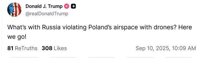 Trump tweet thing