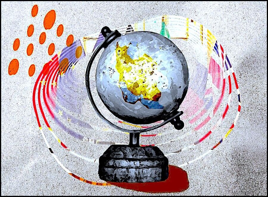 IRAN globe