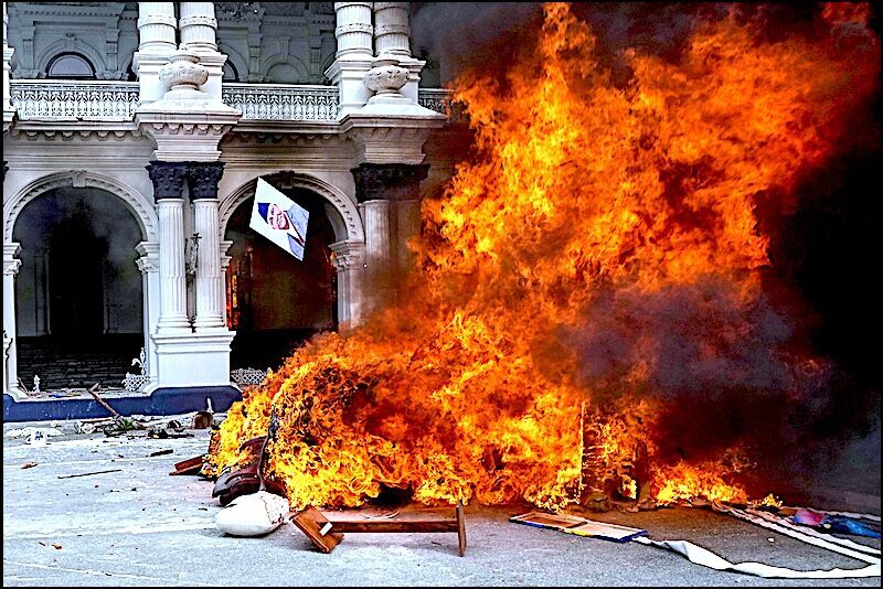 Click to enlarge Toss at fire