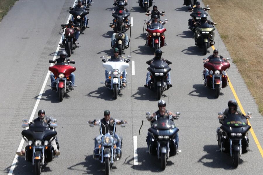 infidels motorcycle gang gaza security aid sites