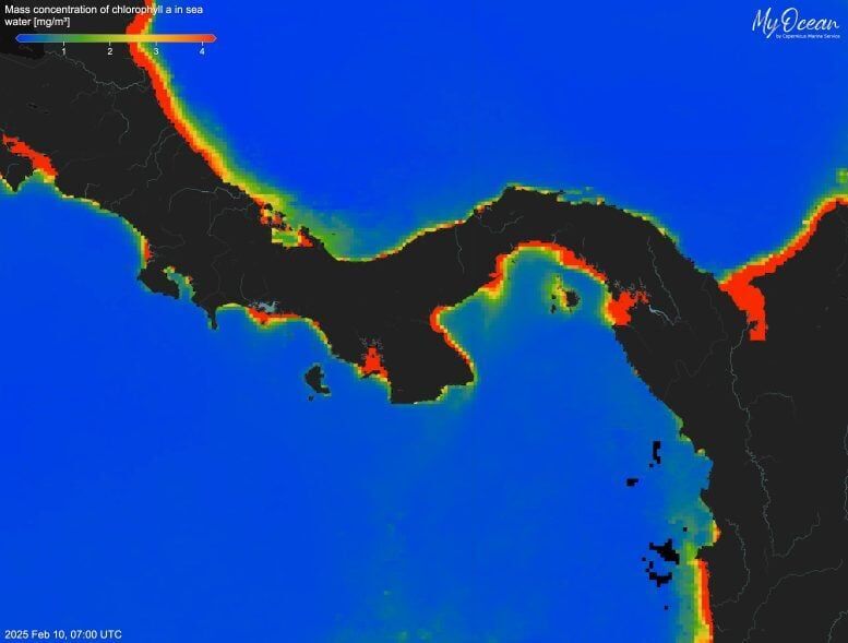 Click to enlarge gulf of panama upwelling fail climate change