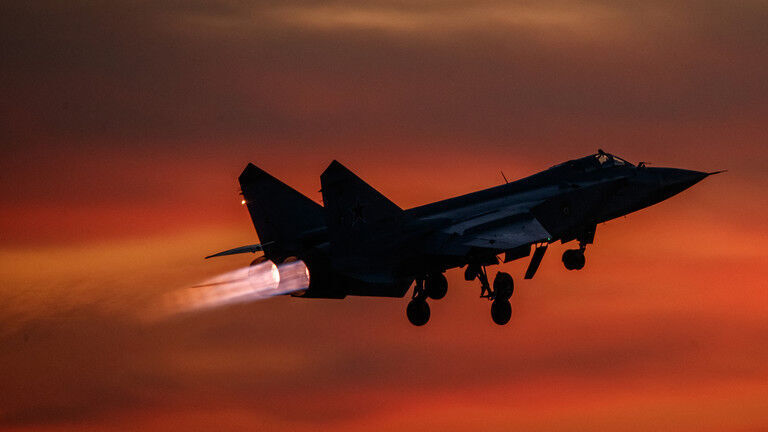 Russian MiG-31 interceptor jet
