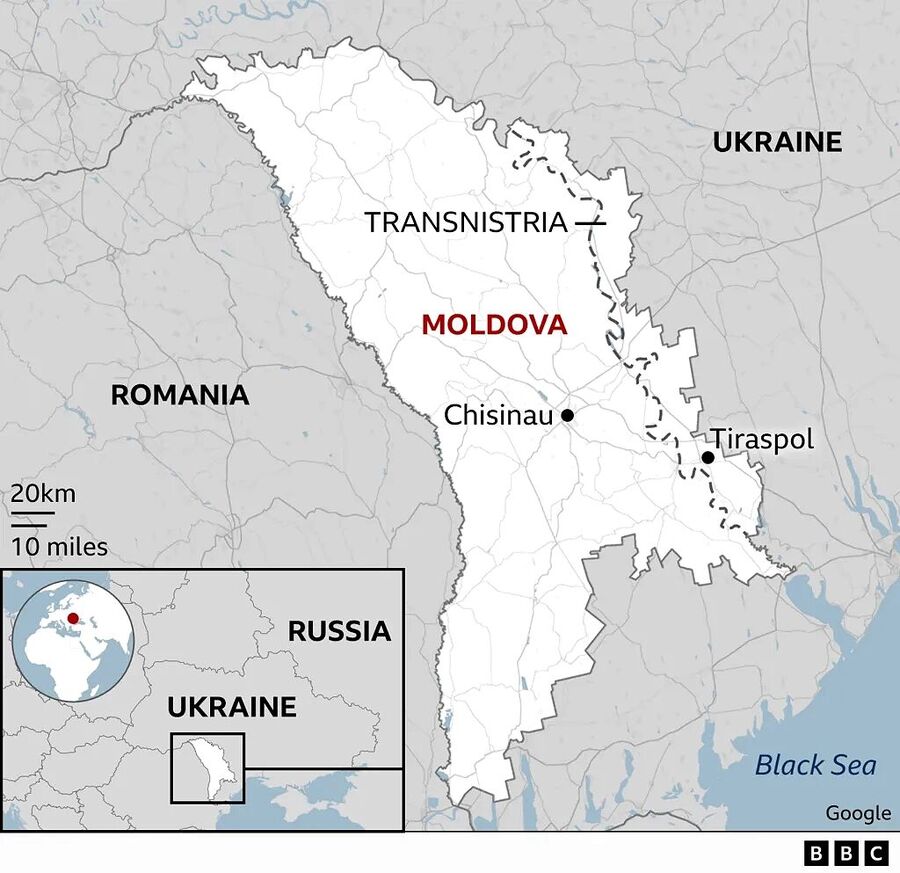 moldova transnistria map