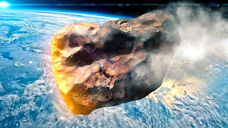 Click to enlarge asteroid Earth
