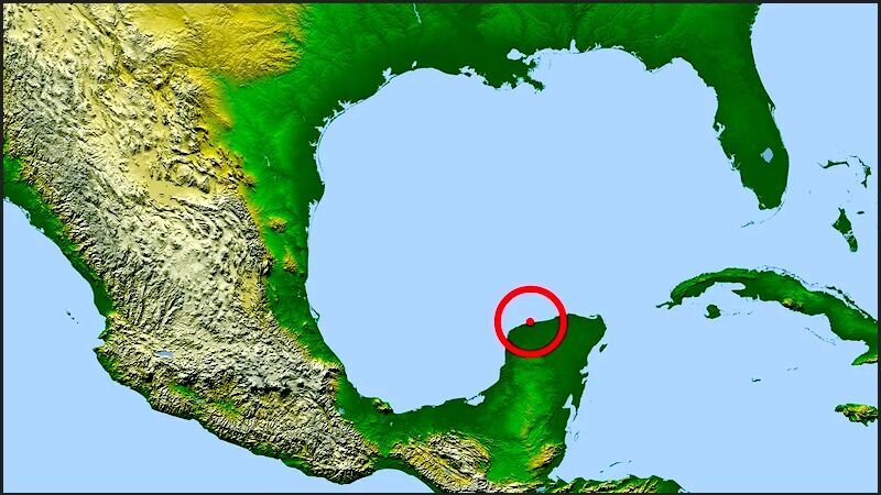 Click to enlarge Chicxulub Crater