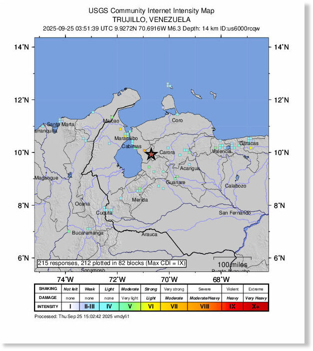 Click to enlarge venezuela earthquake