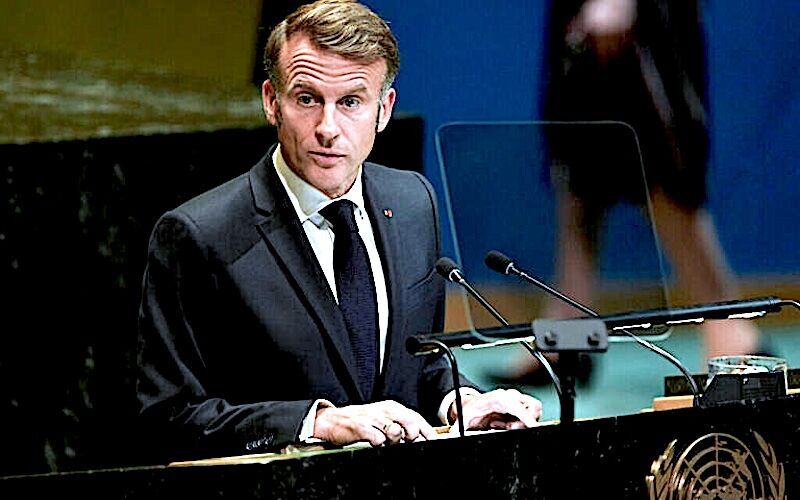 Click to enlarge Macron UN
