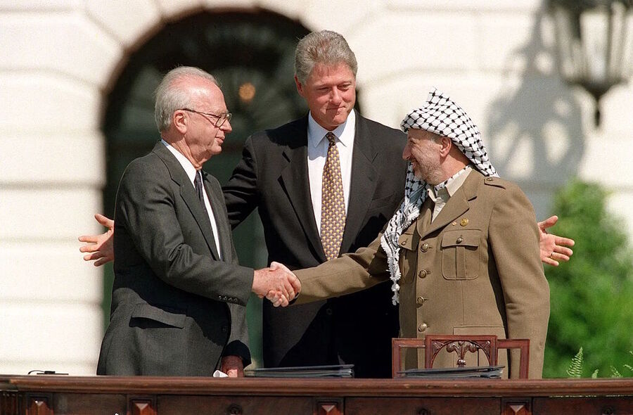 Click to enlarge rabin arafat clinton oslo accords