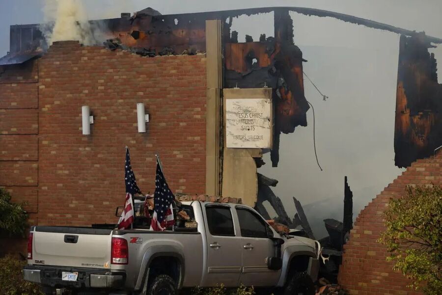 Click to enlarge track ram church utah shooting fire