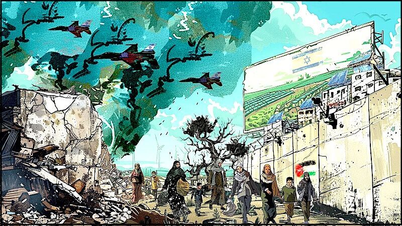 Click to enlarge Illustration people walking