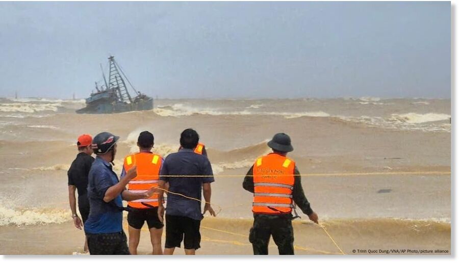 The national weather agency has warned of sea surges, more rainfall and possible landslides