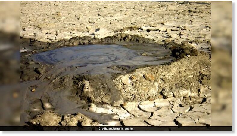 Click to enlarge The volcano erupted with a deafening sound on October 2, the official said.