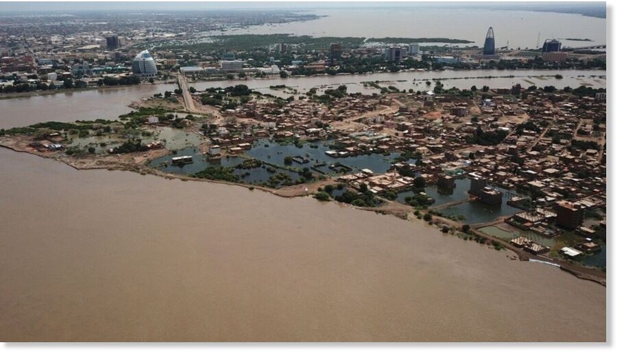 Sudan flooding: The Nile's rising water levels affecting towns