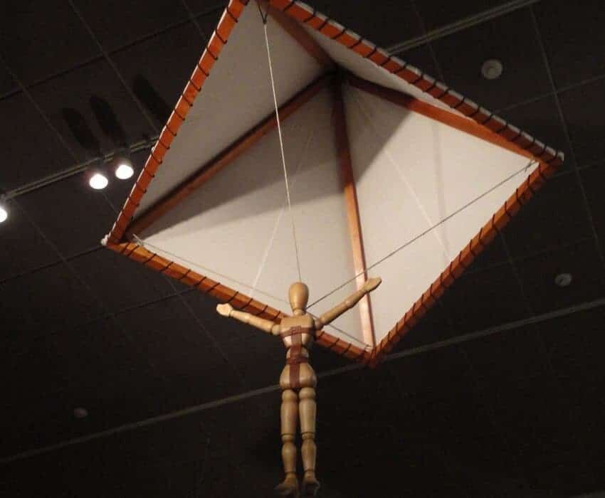 da vinci parachute