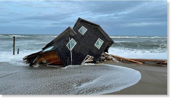 Click to enlarge imelda house washed away outer banks nc
